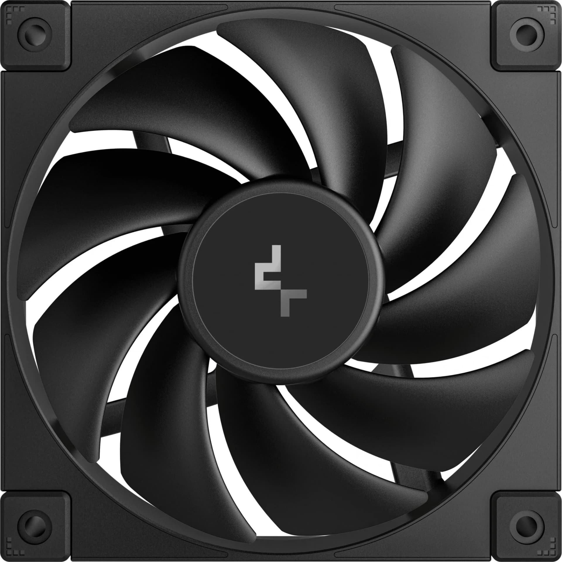 Вентилятор для корпуса DEEPCOOL FD12 черный, 120 мм, 2050 об/мин, 27.6 дБ, 4 pin