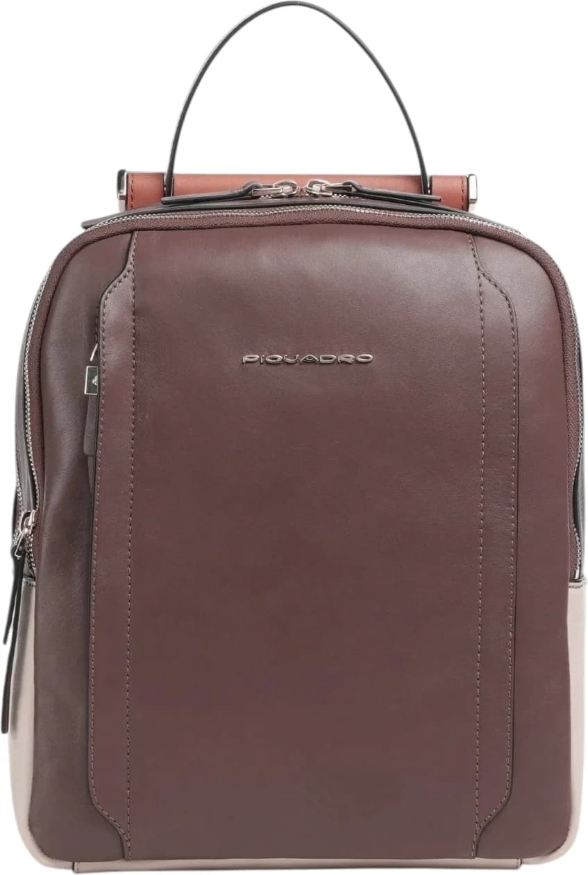 Рюкзак женский Piquadro Circle CA5566W92/MBE коричневый/бежевый кожа