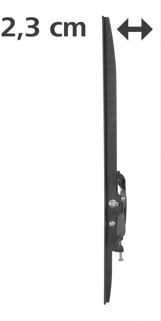 Кронштейн для телевизора Hama 00220809 черный, 32"-65" макс. 35 кг, настенный, фиксированный