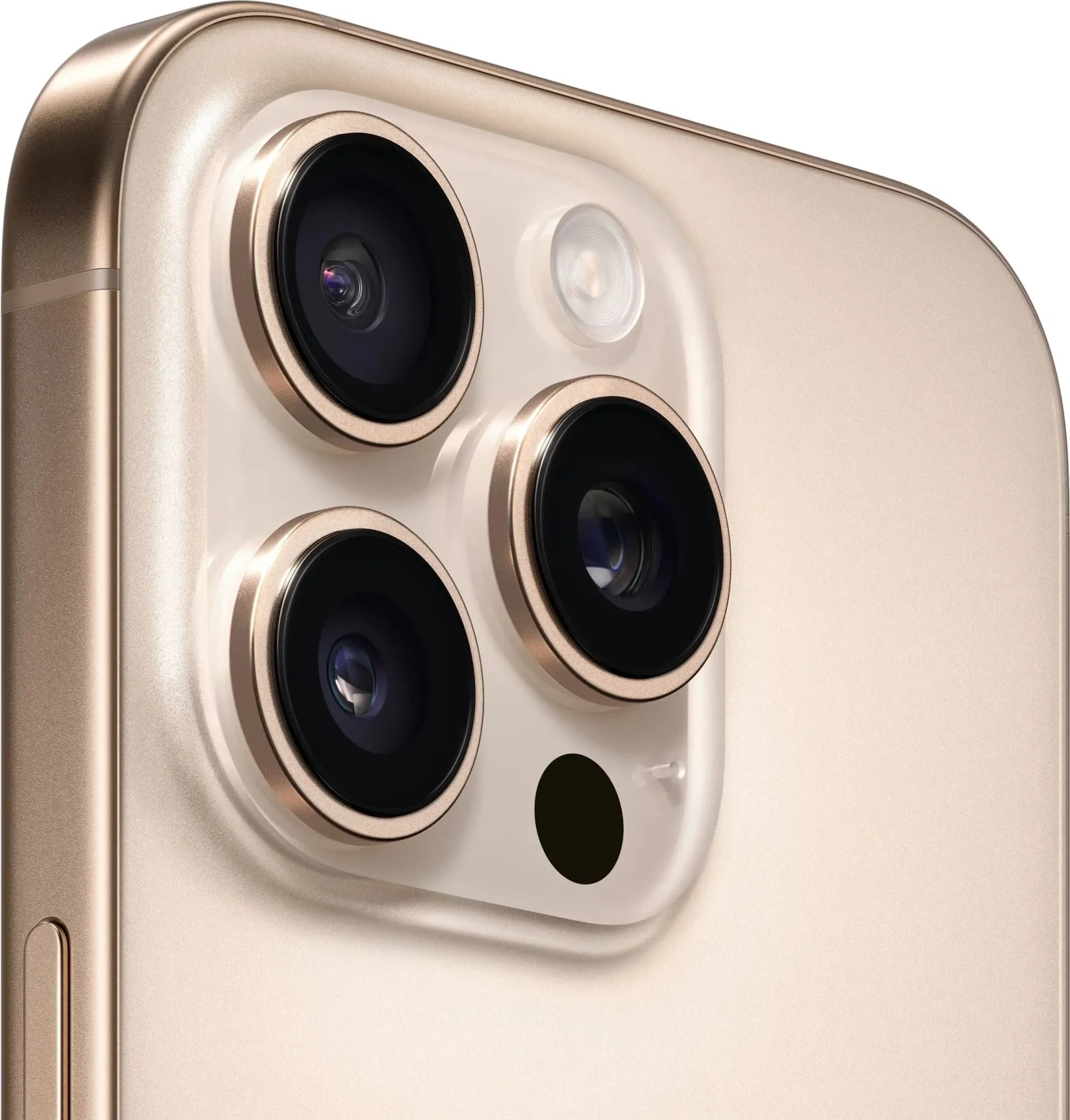 Смартфон Apple A3293 iPhone 16 Pro 256Gb бежевый титан моноблок 3G 4G 1Sim 6.3" 1206x2622 iOS 18 48Mpix 802.11 a/b/g/n/ac/ax/be NFC GPS Protect
