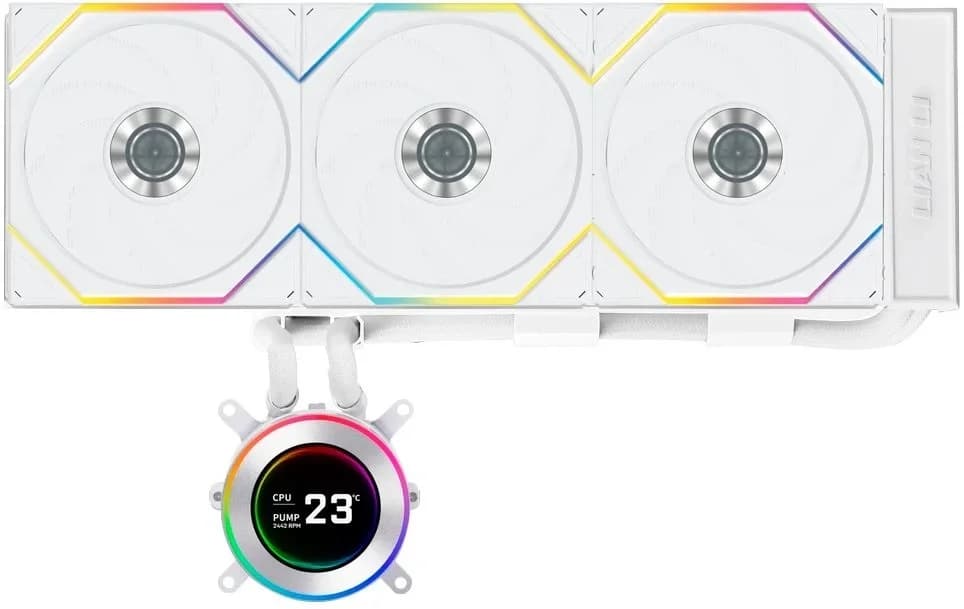 Система жидкостного охлаждения Lian Li HydroShift II LCD-C 360TL White