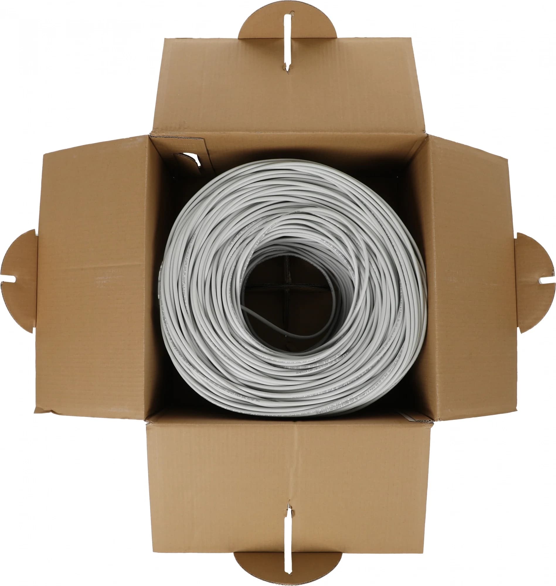 Кабель связи витая пара F/UTP кат. 5E 4 пары PVC 1м сер. GENERICA ITK BC1-C5E04-311-305-G