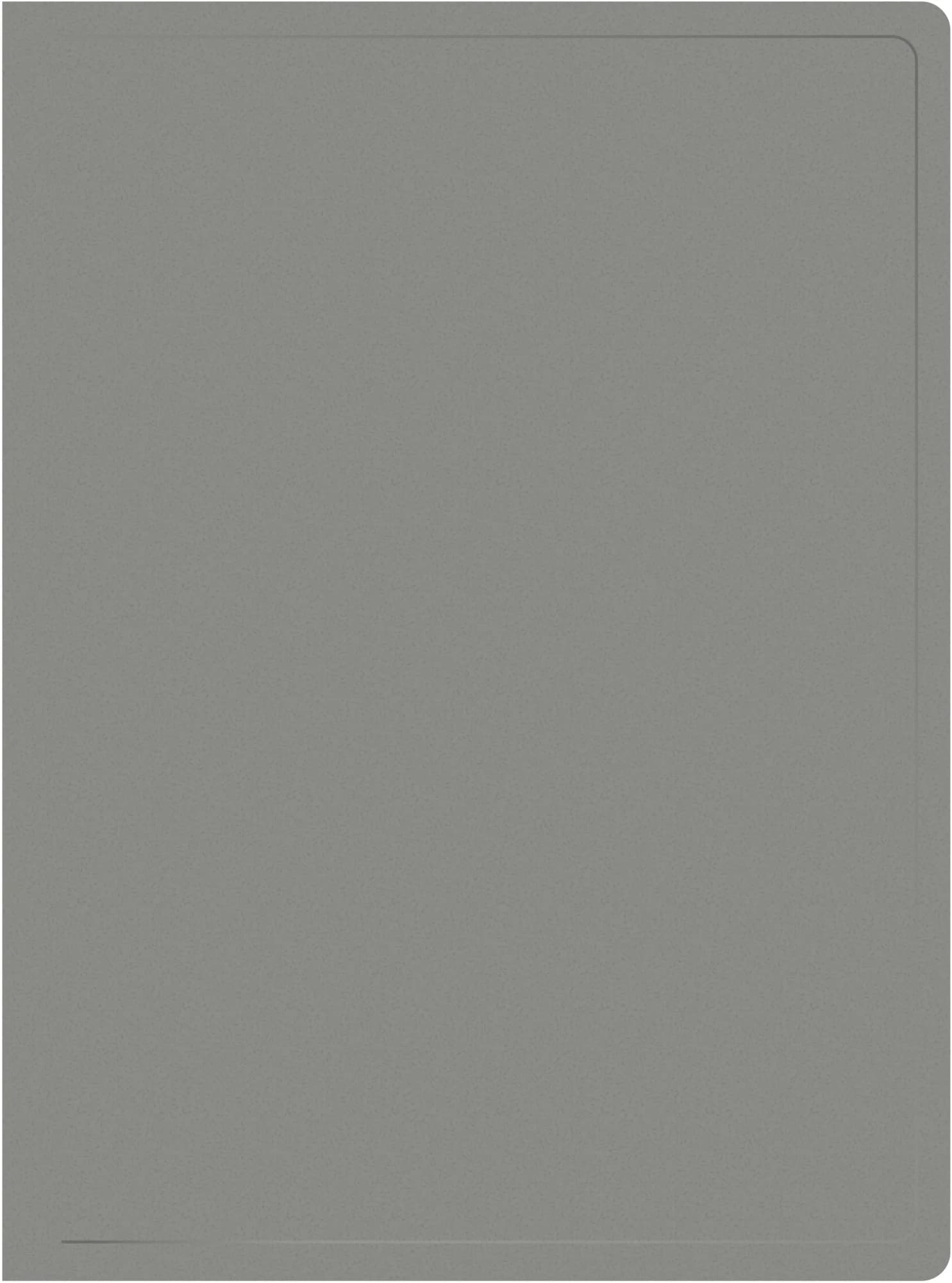 Папка с 40 прозр.вклад. Silwerhof SE-V40GREY A4 пластик 0.5мм серый