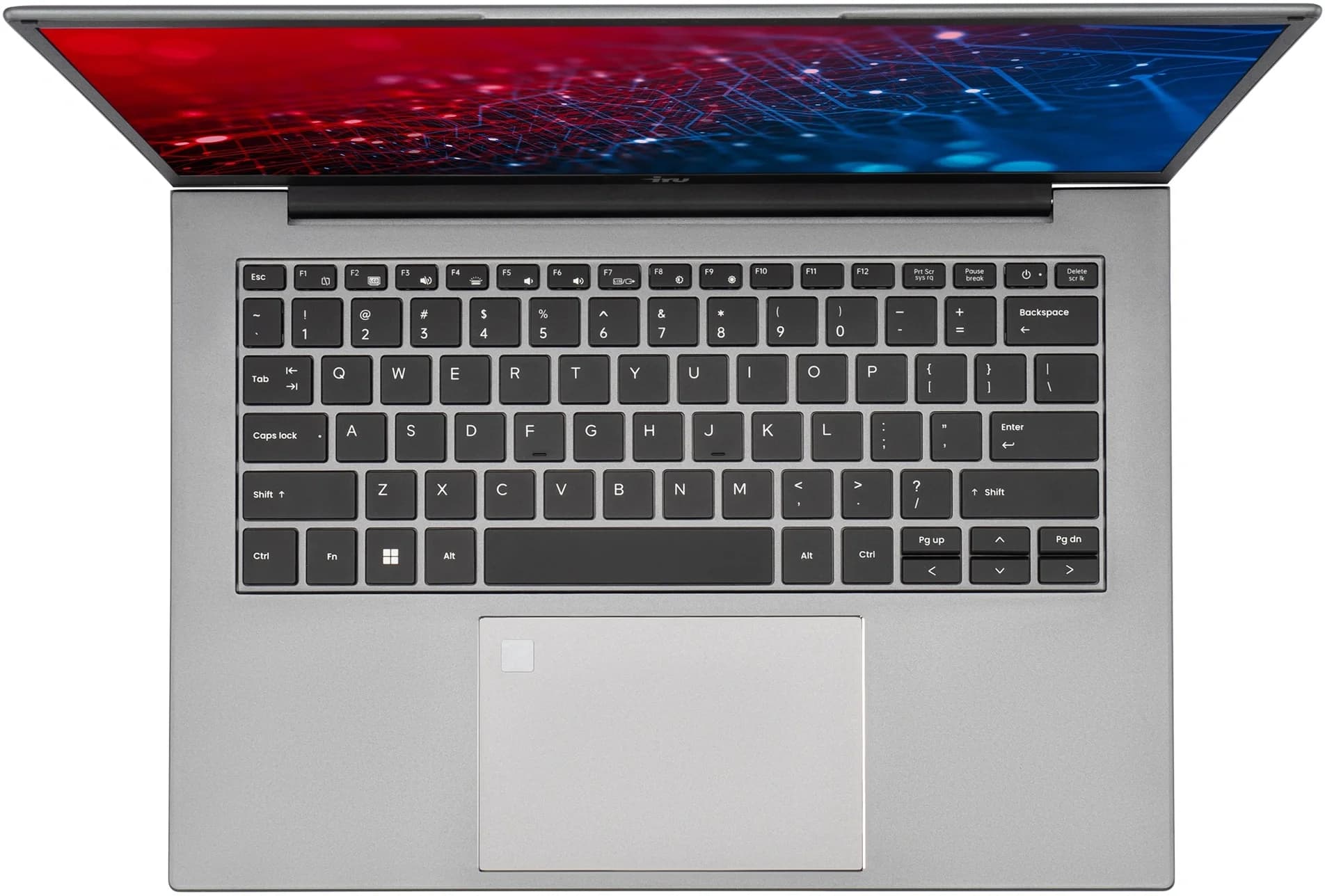 Ноутбук 14" IPS FHD IRU Planio 14INPR grey (Intel N100/16Gb/512Gb SSD/VGA int/noOS)