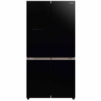 Холодильник Hitachi R-WB720PUC1 GCK черный трехкамерный 357/103л морозилка снизу, No Frost, Side by Side