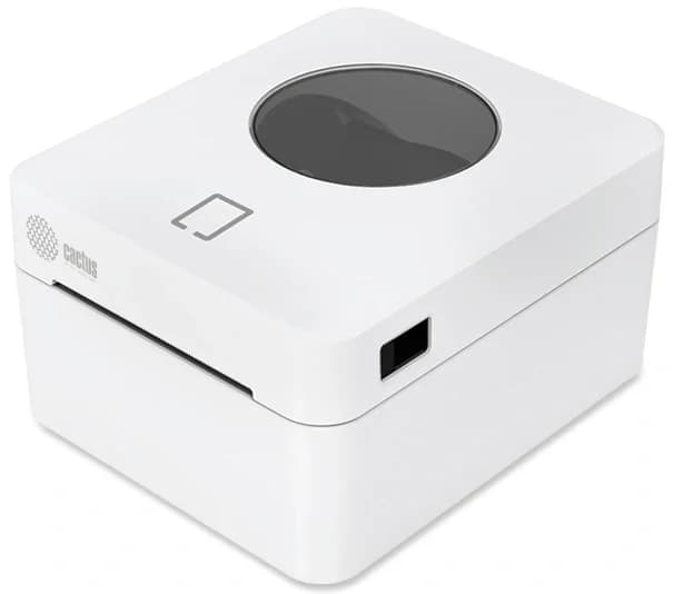 Термопринтер Cactus CS-TP-D410U-W 203dpi 160мм/с/USB для печ.этик. белый