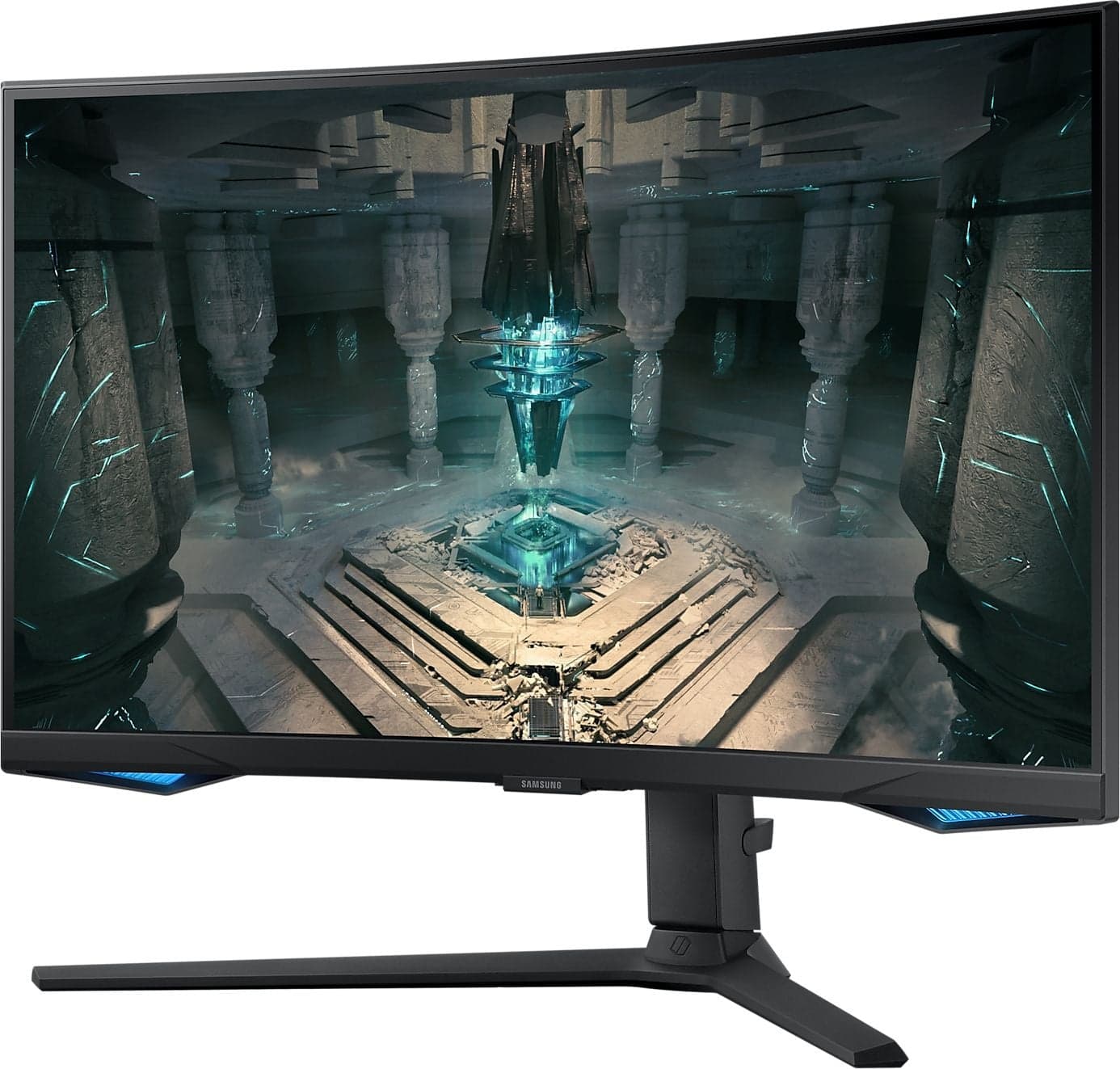 Монитор Samsung 27" Odyssey G6 G65B S27BG650EI Curved VA LED 16:9 2560x1440x240Hz 1ms 350cd 2500:1 1,07 млрд 178/178 2*HDMI DP USB3.0x2 Spk HAS Tilt Pivot Swivel VESA Black
