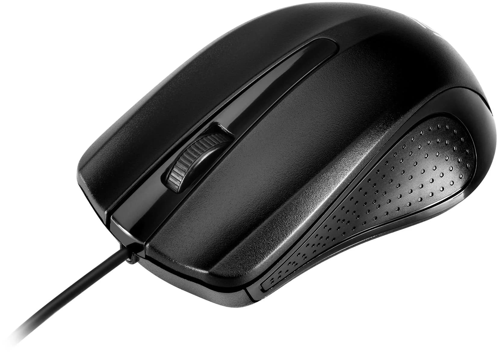 Мышь Оклик 225M черный оптическая 1200dpi USB для ноутбука 3but