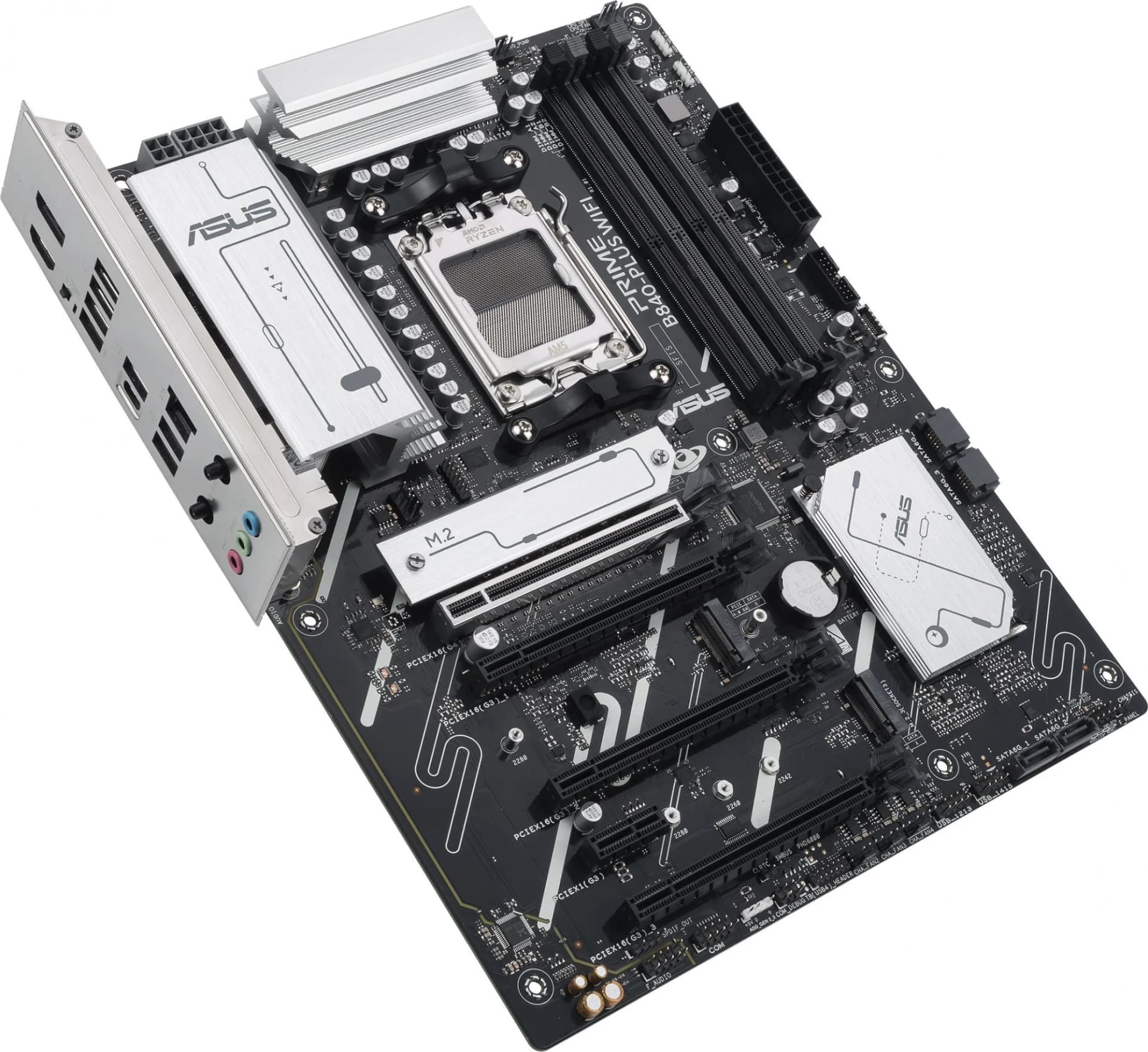 Материнская плата Asus PRIME B840-PLUS WIFI Socket AM5 AMD B840 4xDDR5 ATX AC`97 8ch(7.1) 2.5Gg RAID+HDMI+DP