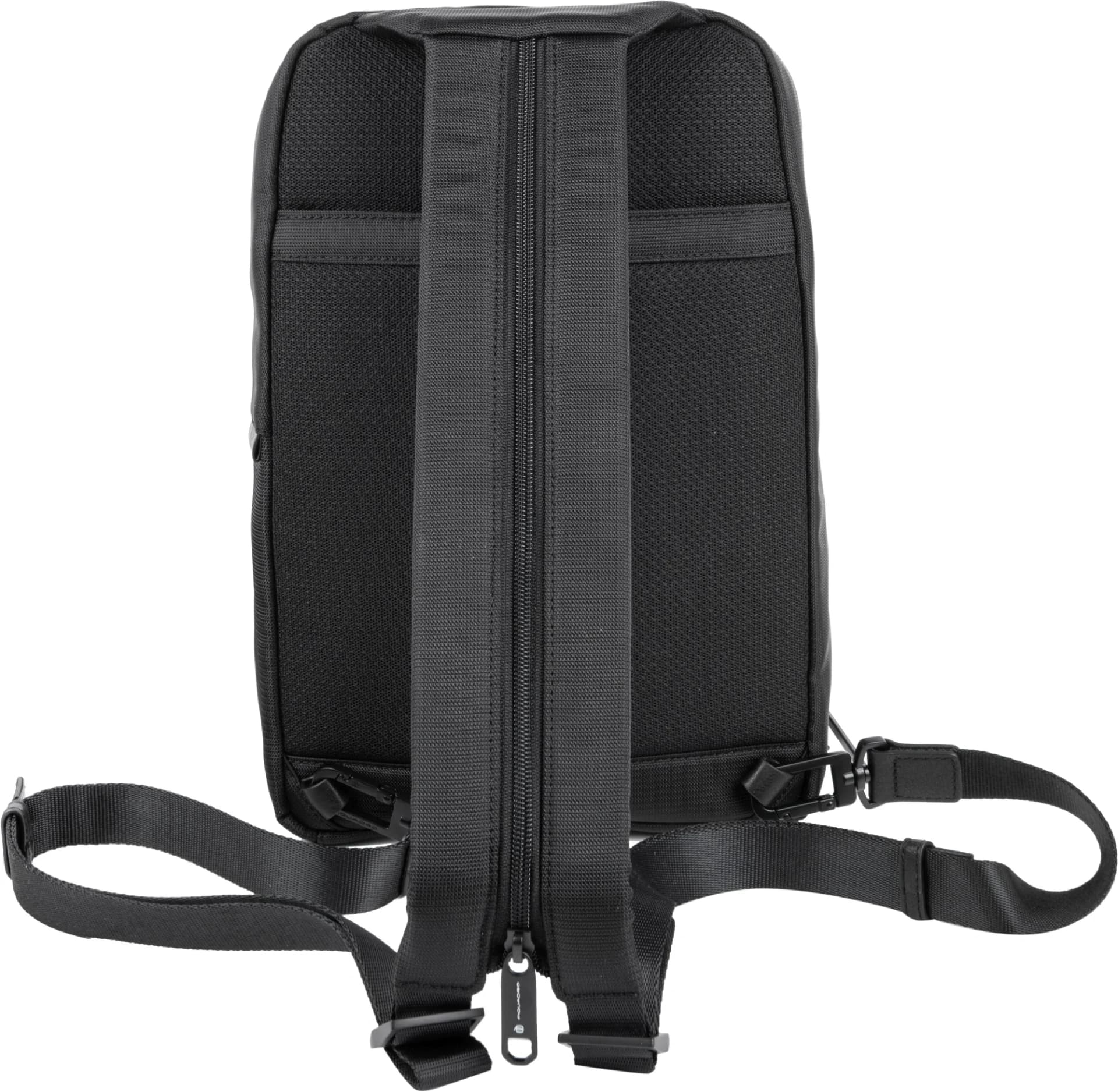 Рюкзак слинг мужской Piquadro Marcel CA6448W138/N черный нейлон/натур.кожа