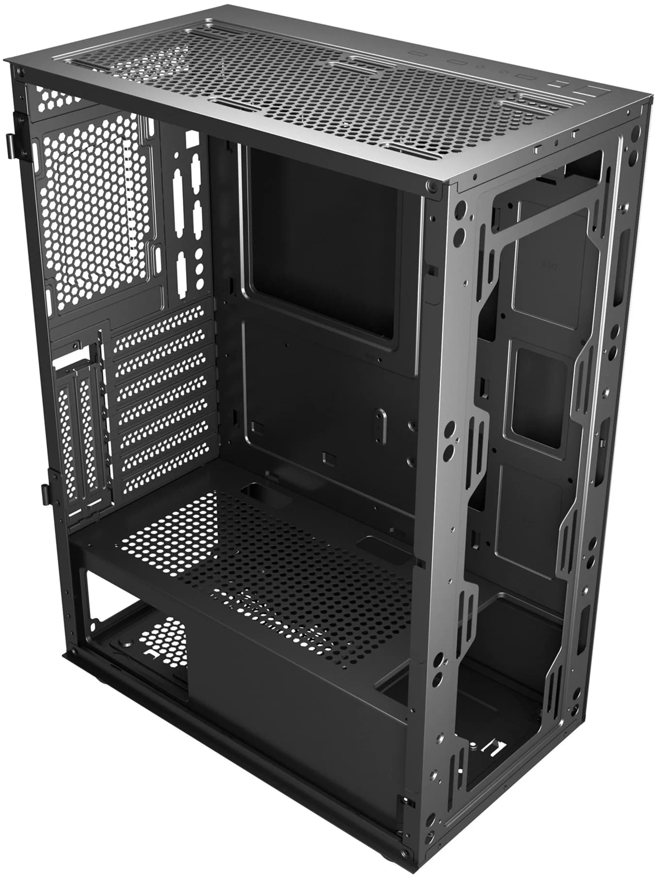 Компьютерный корпус Bloody BD-CC120F черный без БП ATX 8x120мм 1xUSB 2.0 1xUSB 3.0 audio bott PSU