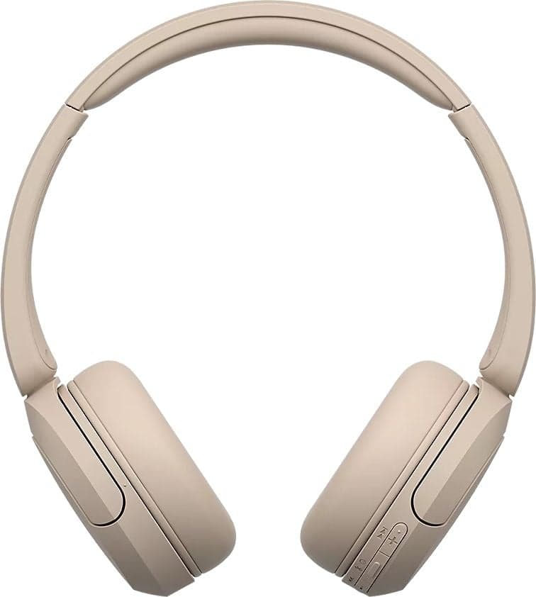 Гарнитура накладные Sony WH-CH520 бежевый беспроводные bluetooth оголовье (WH-CH520/C)