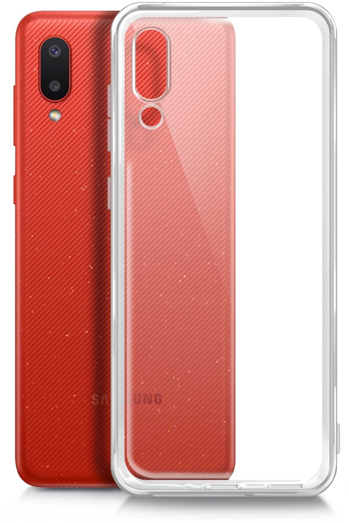 Чехол (клип-кейс) BoraSCO для Samsung Galaxy A02 Silicone Case прозрачный
