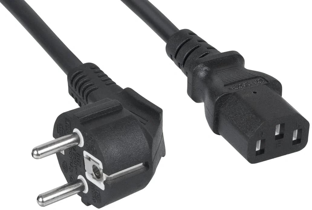 Cabeus PC-186-VDE-1.8M Кабель питания компьютера (Schuko+C13) (3x0.75), 1.8м
