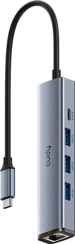 Cudy UH605 Концентратор USB 5 в 1 с гигабитным портом Ethernet