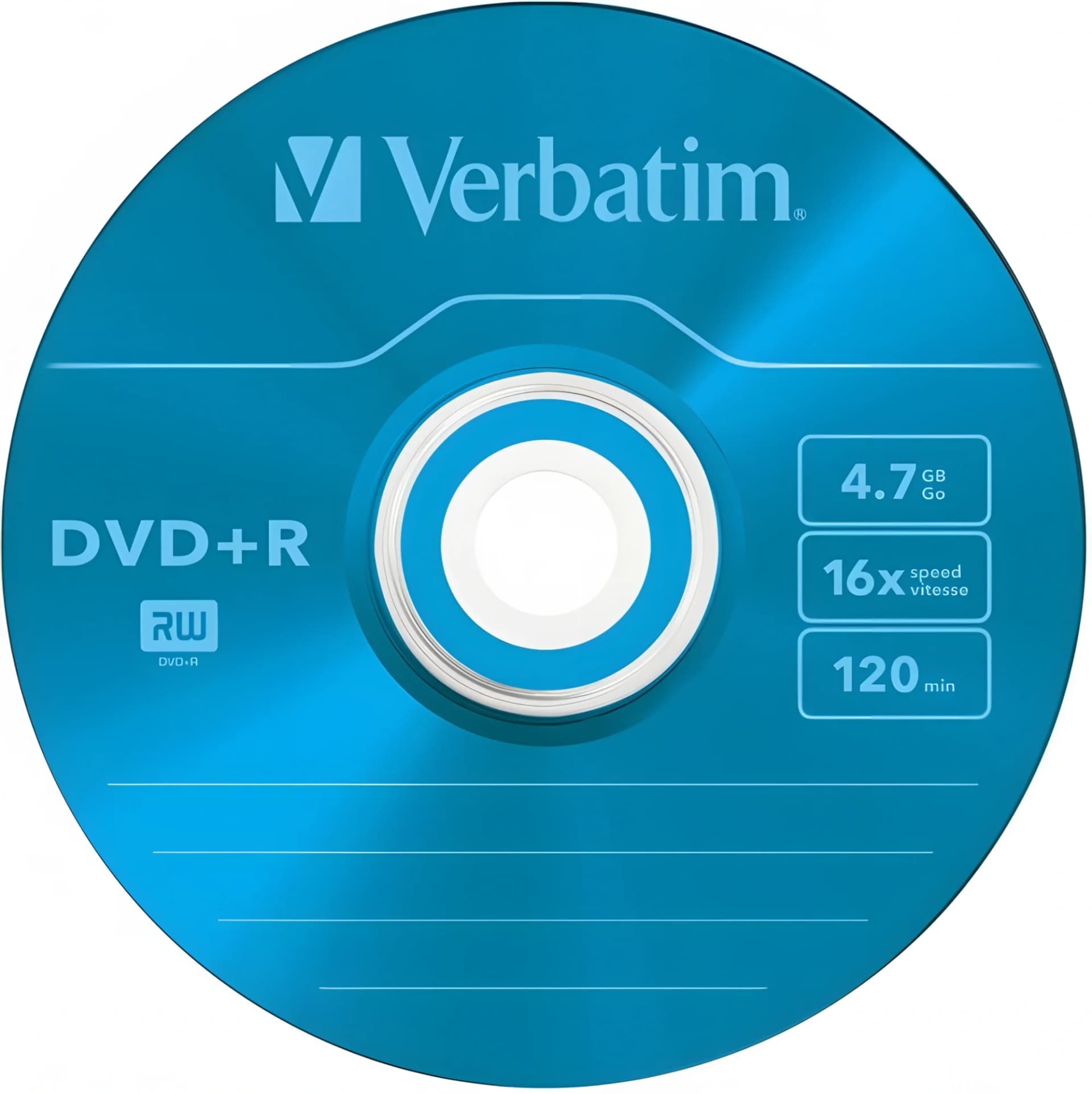 Диск DVD+R Verbatim 4.7Gb 16x Slim case (5шт) Color
