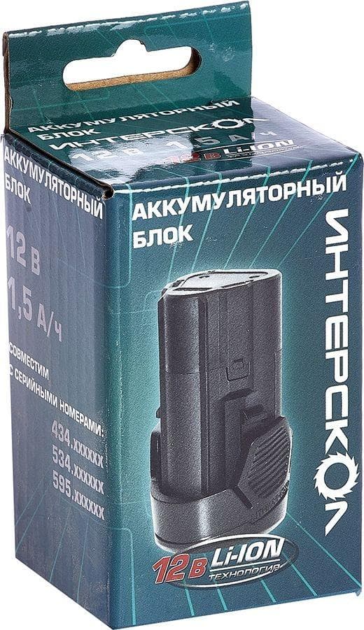 Аккумуляторный туннельный блок БА-1,5/12 ИНТЕРСКОЛ 2400.011