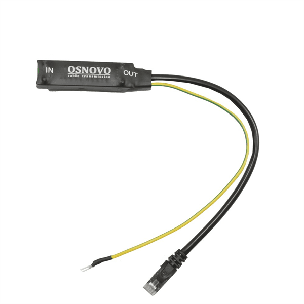 Устройство грозозащиты OSNOVO SP-IP-1000PT Устройство грозозащиты для локальной вычислительной сети (скорость до 1000 Мбит/с) с защитой линий PoE(802.3 af/at/bt, методы A + B, контакты 1/2, 3/6, 4/5, 7/8). Двухступенчатая з