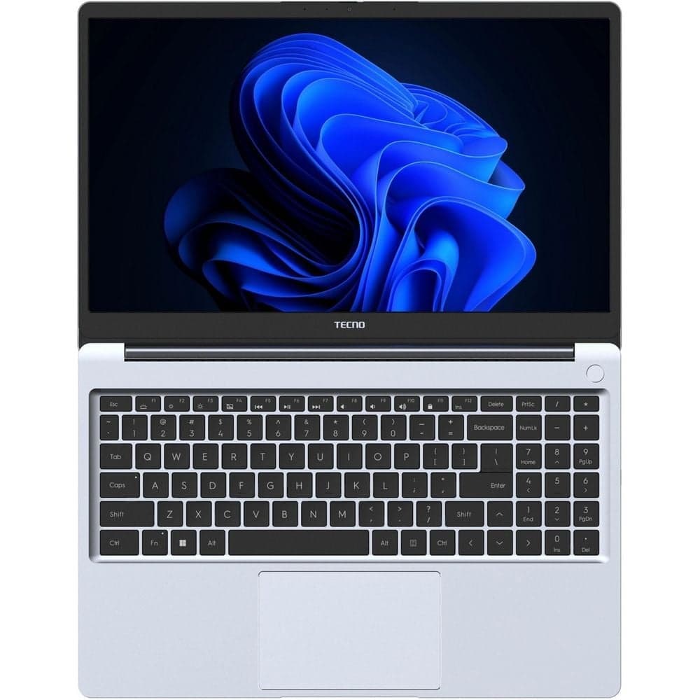 Ноутбук TECNO MegaBook K15SDA AMD Ryzen 5 7430U/16Gb/SSD1Tb/15.6"/IPS/FHD/1920x1080/60Hz/Win11/Silver/1.7kg