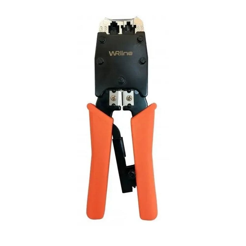 Инструмент обжимной Hyperline WRline WR-500R Кримпер для RJ45/8P8C, RJ12/6P6C и RJ11/6P4C