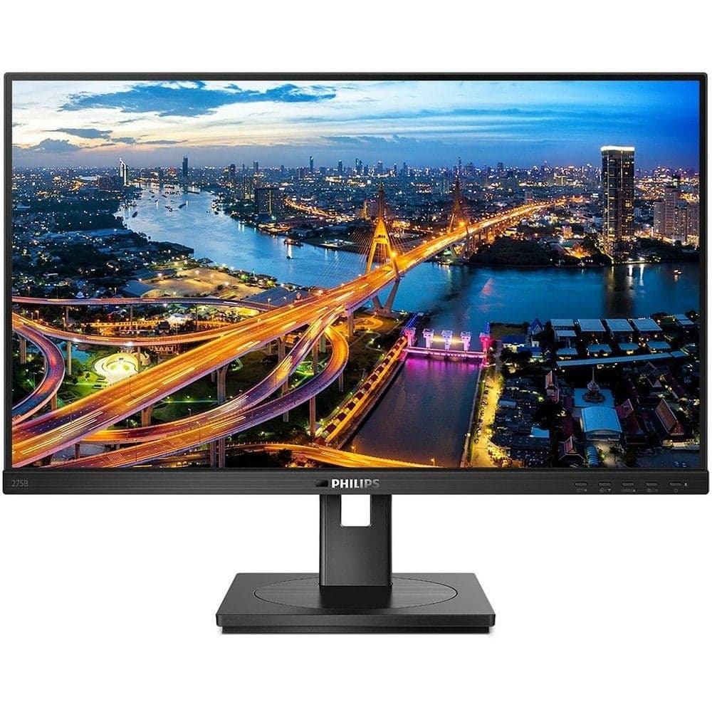 BP Монитор "27" PHILIPS 275B1 (00/01) Black (IPS, 2560x1440, DVI+HDMI+DP, 4 ms, 178°/178°, 300 cd/m, 1000:1," MM, Pivot) bp