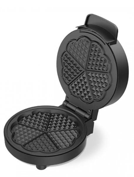 Прибор для выпечки BQ ST1010 Черный-Стальной WAFFLE