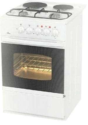 Газ/эл. плита FLAMA RK 2211 W ( комби 2 газ+2 электро)