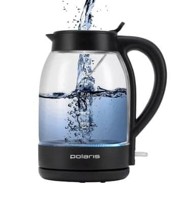 Чайник Polaris PWK-1797-СGL (2200вт, 1,8л, стекло) черный