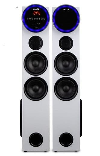 Колонка 10" (30-35 HOME SOUND) динамик 8шт/2х10"; 4х6.5"; 2х3" комплект 2 колонки ELTRONIC (белая)