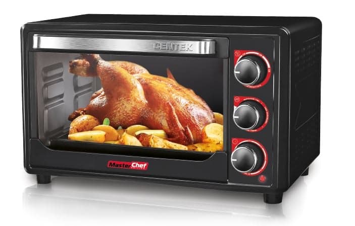 Жарочные шкафы Centek CT-1537-30 BLACK <30л> 1600Вт, таймер 90 мин, 4 режима, max 320°