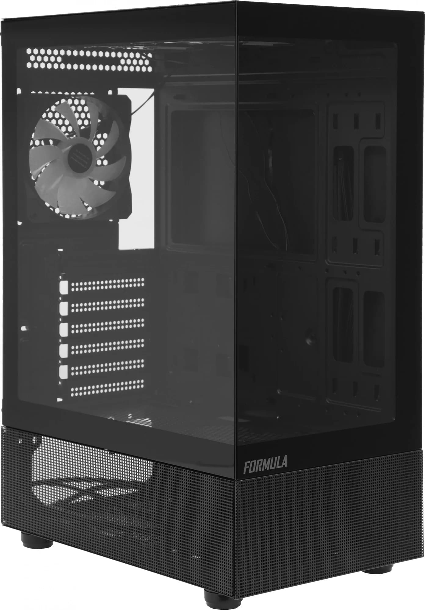 Корпус Formula Crystal Z1 PLUS белый без БП ATX 2x120mm 2xUSB2.0 1xUSB3.0 audio bott PSU