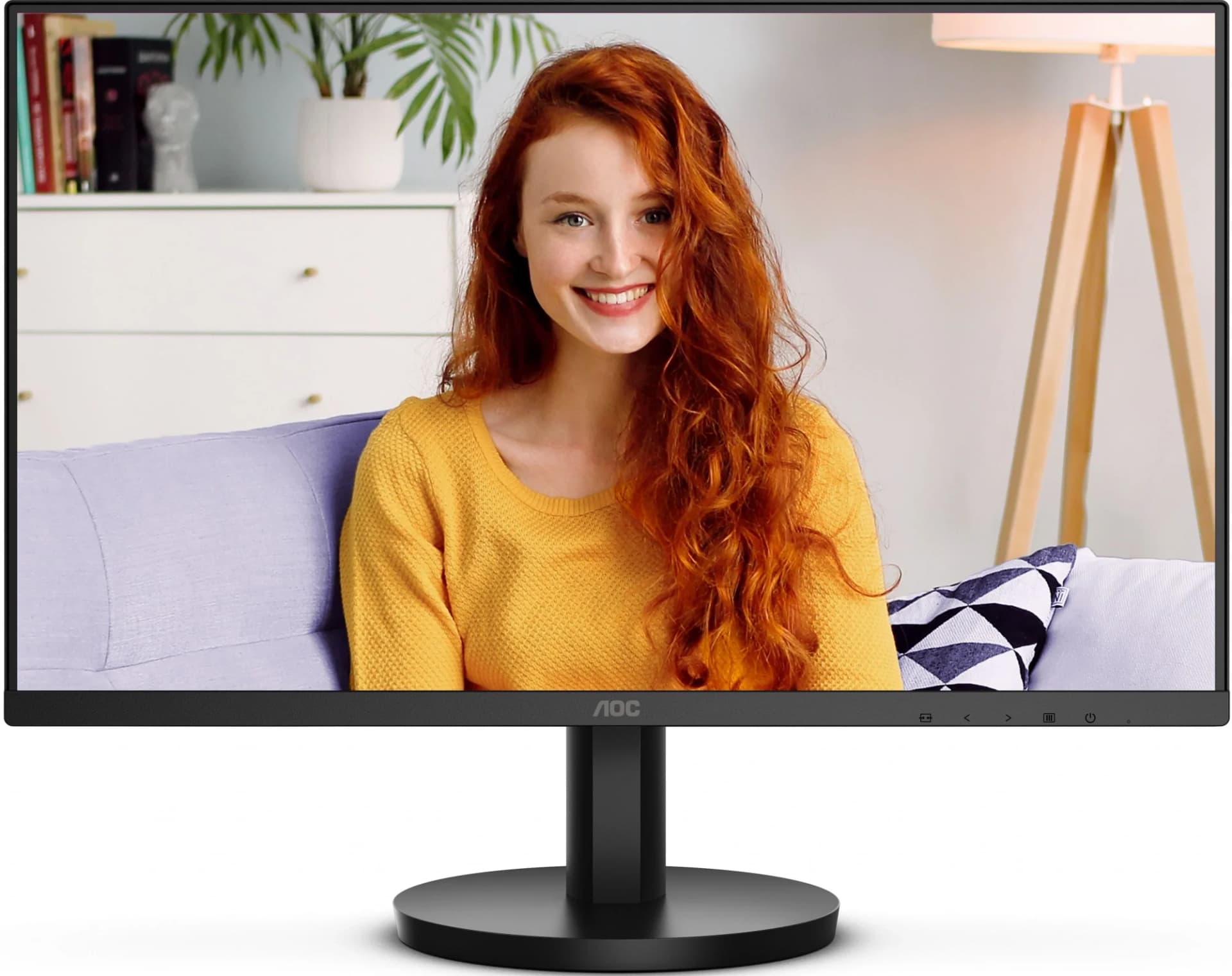 Монитор 27" AOC 27B3HMA2 Black (VA, 1920x1080, D-Sub+HDMI, 4 ms, 178°/178°, 250 cd/m, 3000:1, 100Hz, MM)