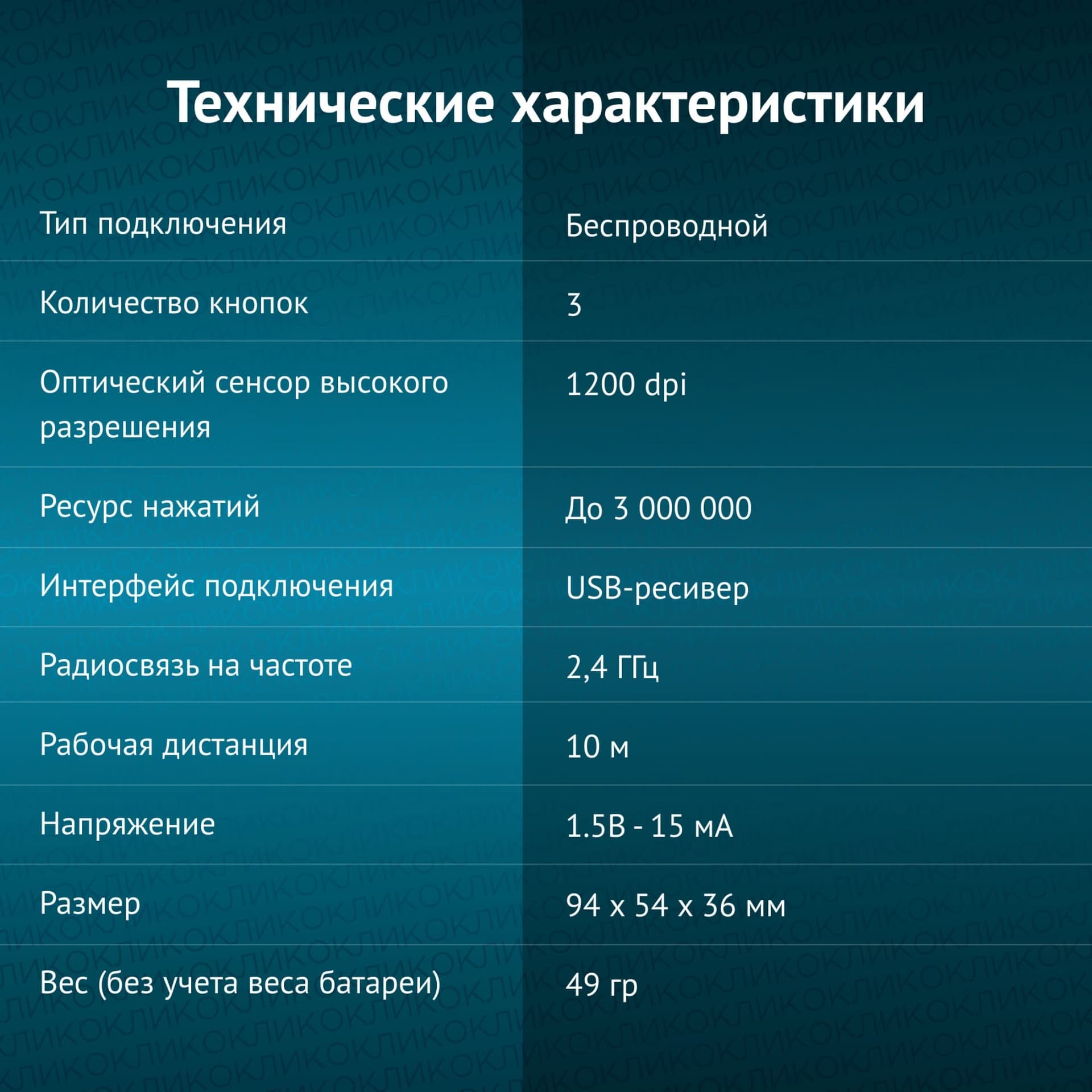 Мышь Оклик 605SW черный оптическая 1200dpi беспров. USB для ноутбука 3but