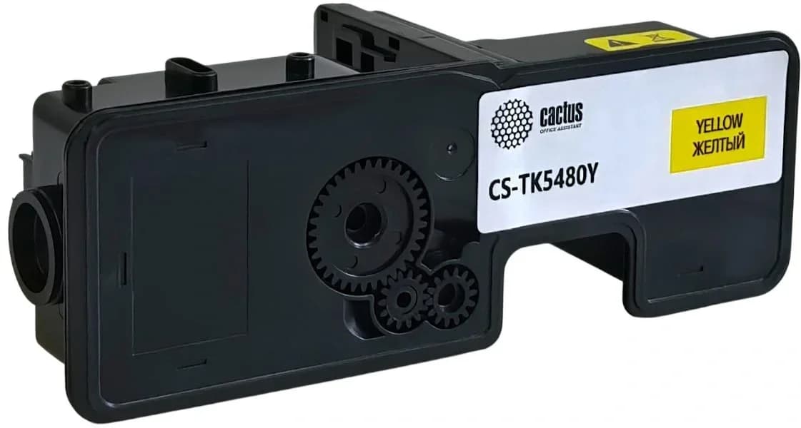 Картридж лазерный Cactus CS-TK5480Y TK-5480Y желтый (1250стр.) для Kyocera ECOSYS PA2101cx/PA2101cwx/MA2101cfx/MA2101cwfx с чипом