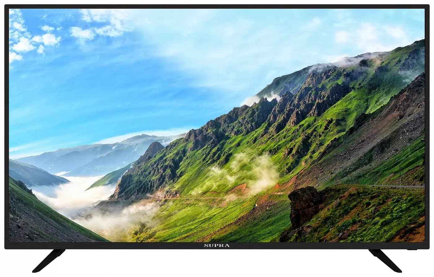 Телевизор LED Supra 55" STV-LC55ST0045U черный 4K Ultra HD 60Hz DVB-T DVB-T2 DVB-C USB WiFi Smart TV (RUS)