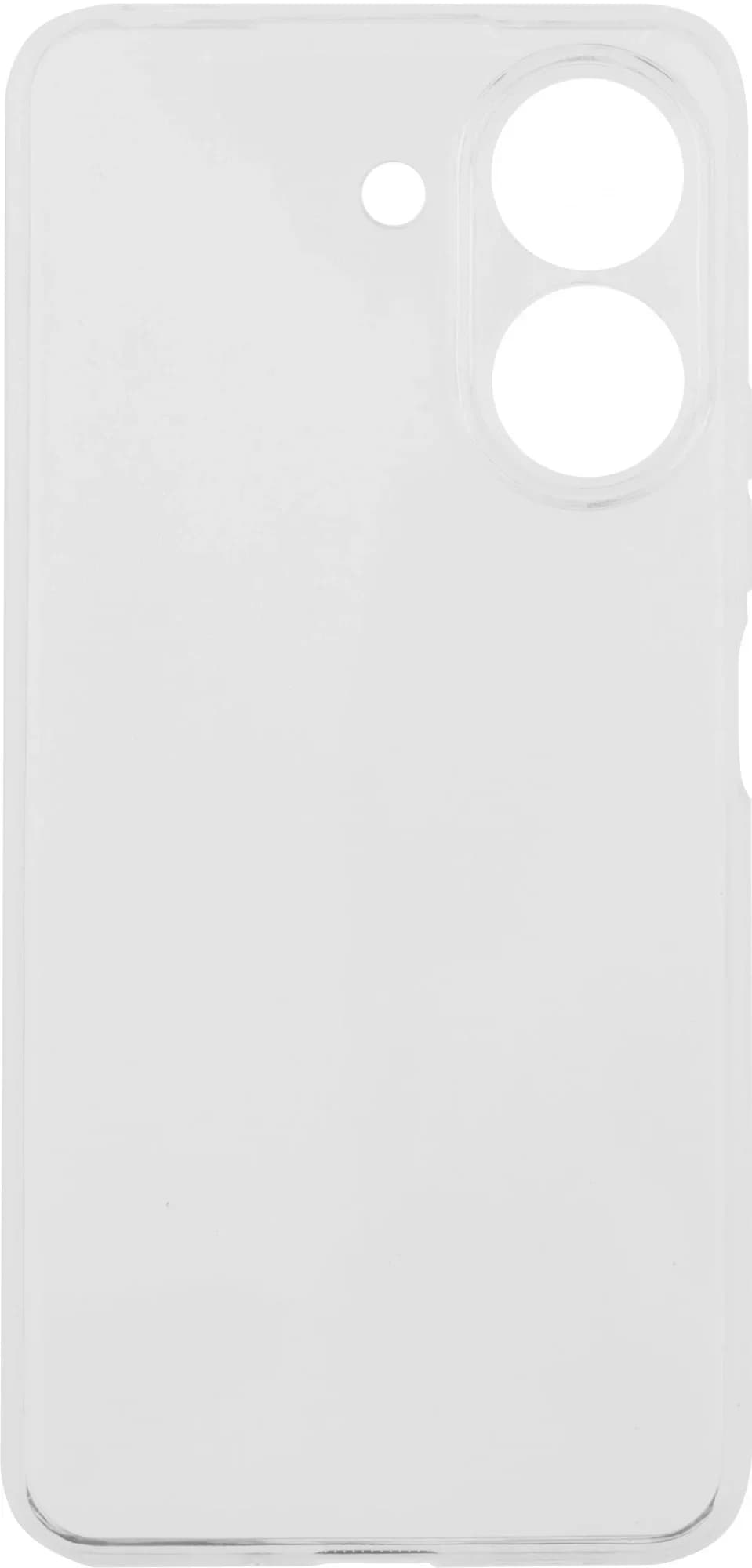 Чехол (клип-кейс) BoraSCO для Xiaomi Redmi 13C Silicone Case прозрачный