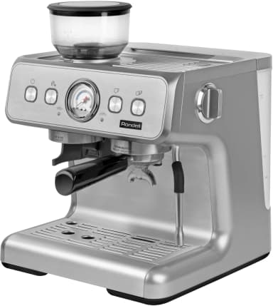 Кофемашина Rondell RDE-1105 1550Вт серебристый
