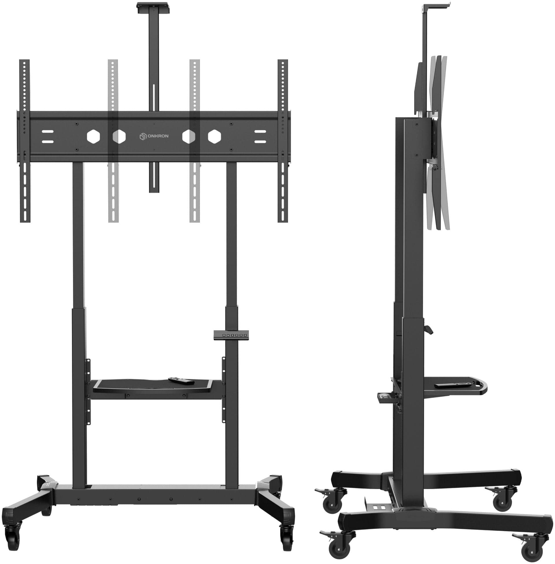Стойка для телевизора ONKRON TS1991 eLift черный 50"-100" макс.10кг напольный наклон