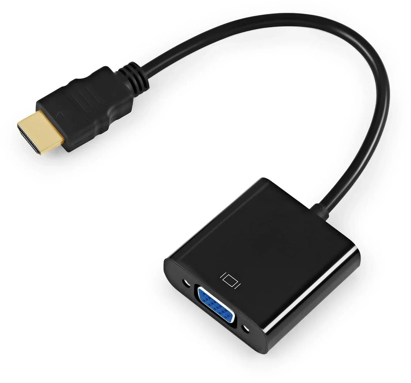 Buro/KingPrice <KP-HDMI(M)-VGA(F)> Кабель-адаптер HDMI (19M) --> VGA(15F) 0.1м <2029716>