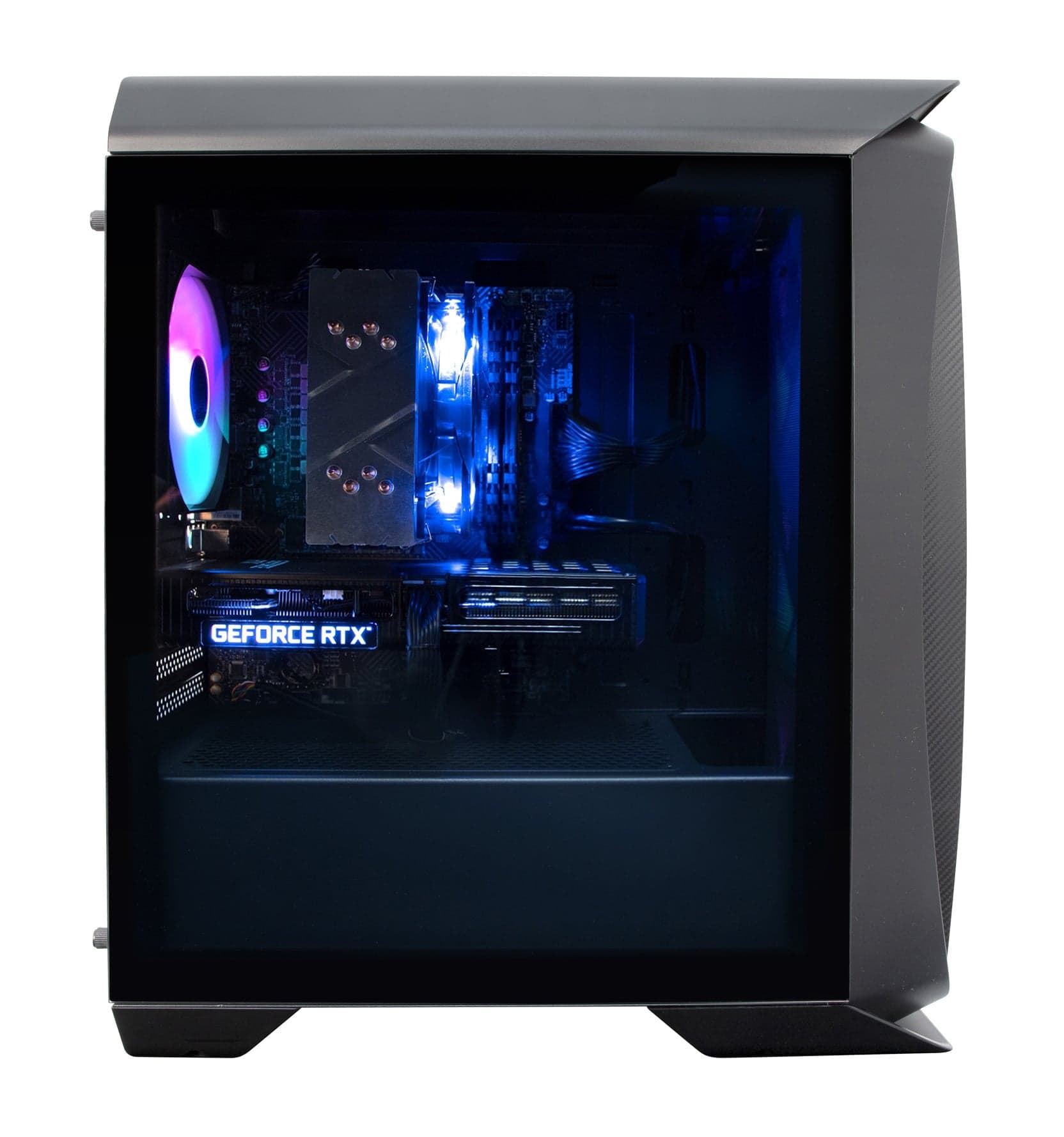 ПК IRU Game 520B5GMA MT Ryzen 5 5600X (3.7) 16Gb SSD512Gb RTX3050 8Gb FreeDOS GbitEth 650W черный (RUS)