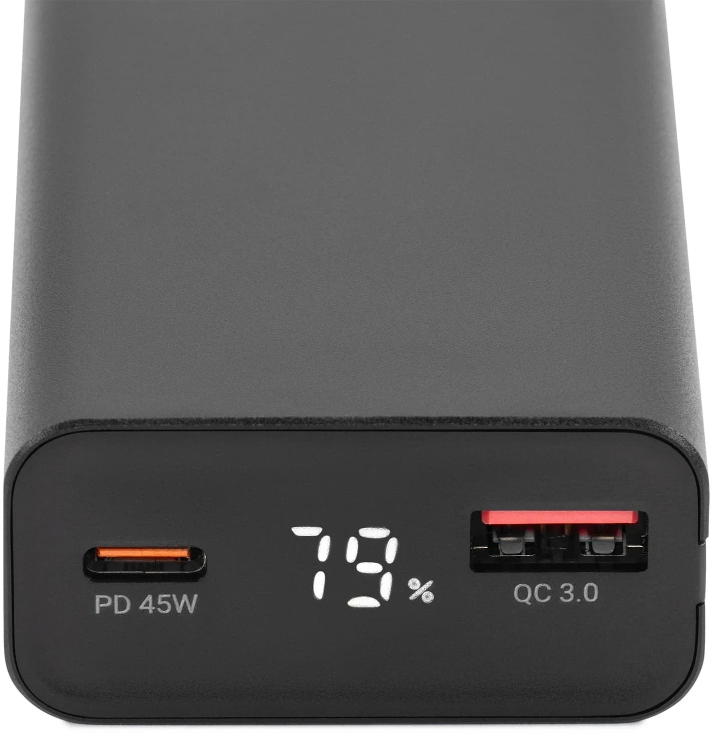 Мобильный аккумулятор Digma DGPF10E 10000mAh QC3.0/PD3.0 45W 4.5A USB-A/USB-C черный (DGPF10E45ABK)