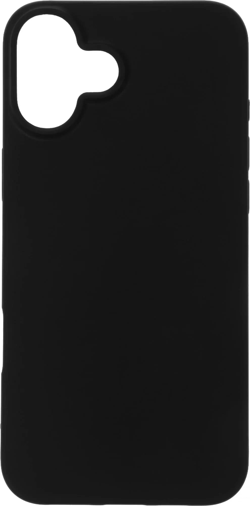 Чехол (клип-кейс) BoraSCO для Apple iPhone 16 Plus Silicone Case черный