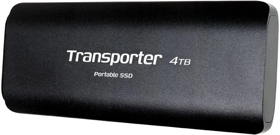 Внешний SSD Patriot Transporter, 4TB, USB 3.2 Gen 2 Type-A/Type-C, R/W 1000/1000, черный