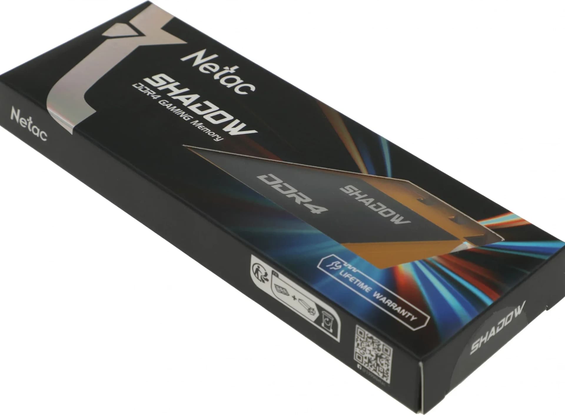 Оперативная память Netac Shadow 8GB DDR4-3600 (PC4-28800) C18 18-22-22-42 1.35V XMP Memory module (DIMM) Yellow