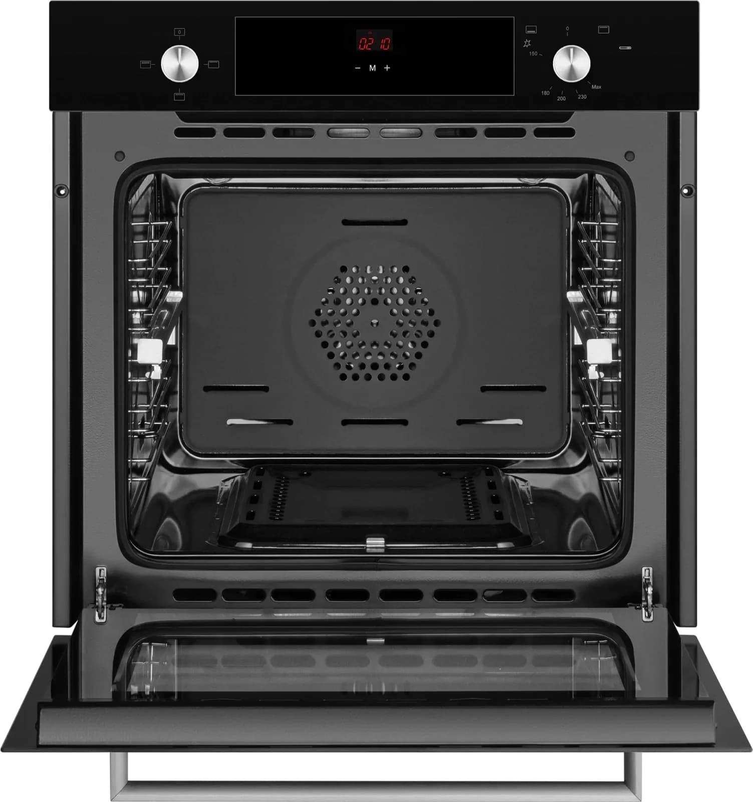 Духовой шкаф Газовый Weissgauff WGO 706 D черное стекло