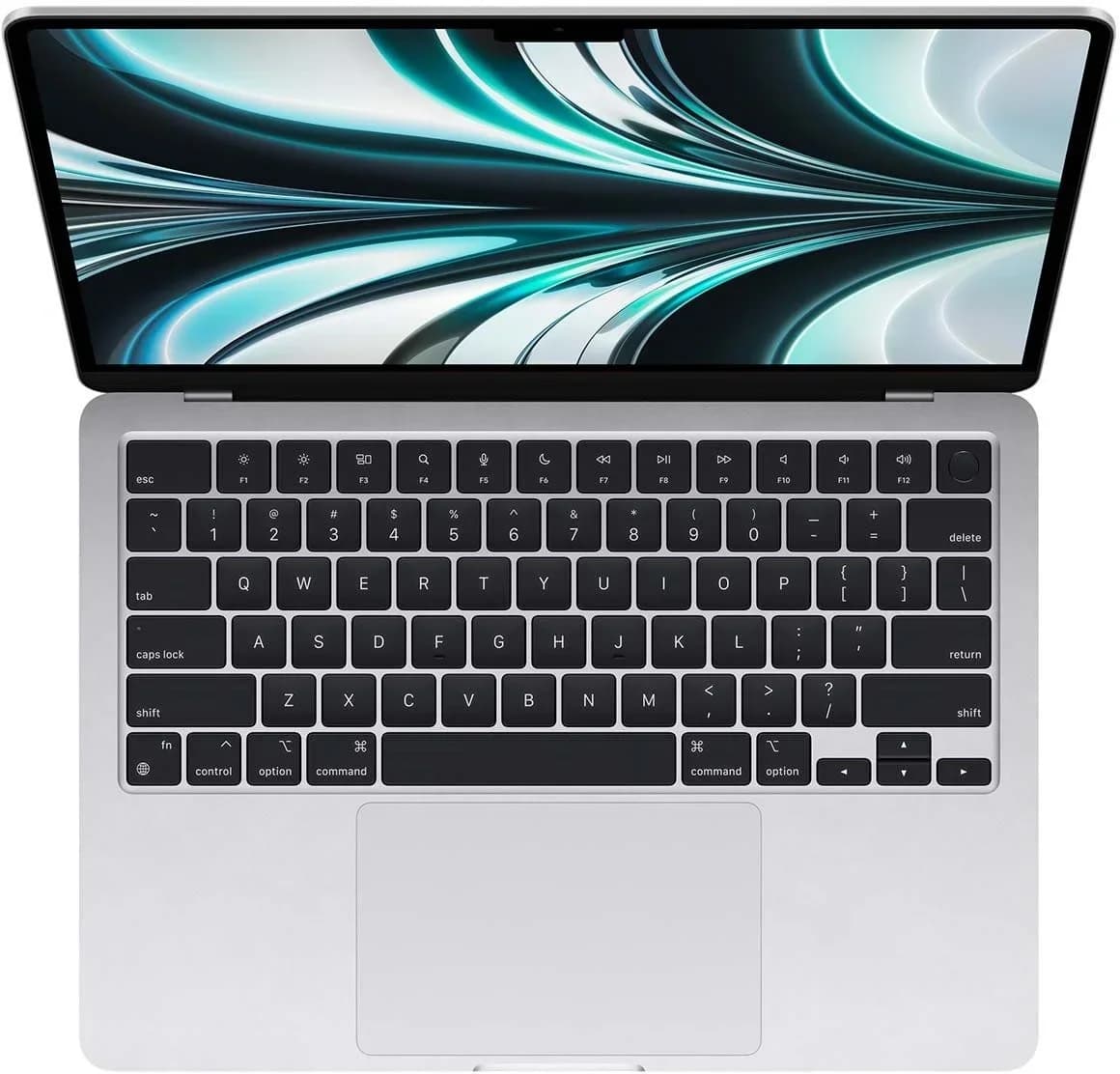 Ноутбук Apple MacBook Air A2681 M2 8 core 16Gb SSD256Gb/8 core GPU 13.6" Retina (2560x1664) macOS silver WiFi BT Cam (MC7V4HN/A)