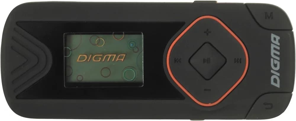 Плеер Flash Digma R3 8Gb черный/0.8"/FM/microSD/microSDHC/clip