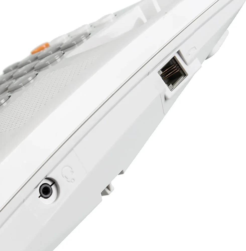 Телефон проводной Panasonic KX-TS2365RUW белый