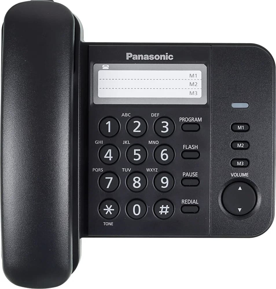 Телефон Panasonic KX-TS2352RUB (черный)