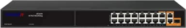 Коммутатор Trassir TR-NS11191S-285-16PoE (L2) 15x100Мбит/с 3x1Гбит/с 1SFP 16PoE 285W неуправляемый